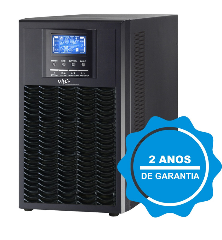 Nobreak Online Dupla Conversão 10kva Senoidal C bateria 220v Loja VLP